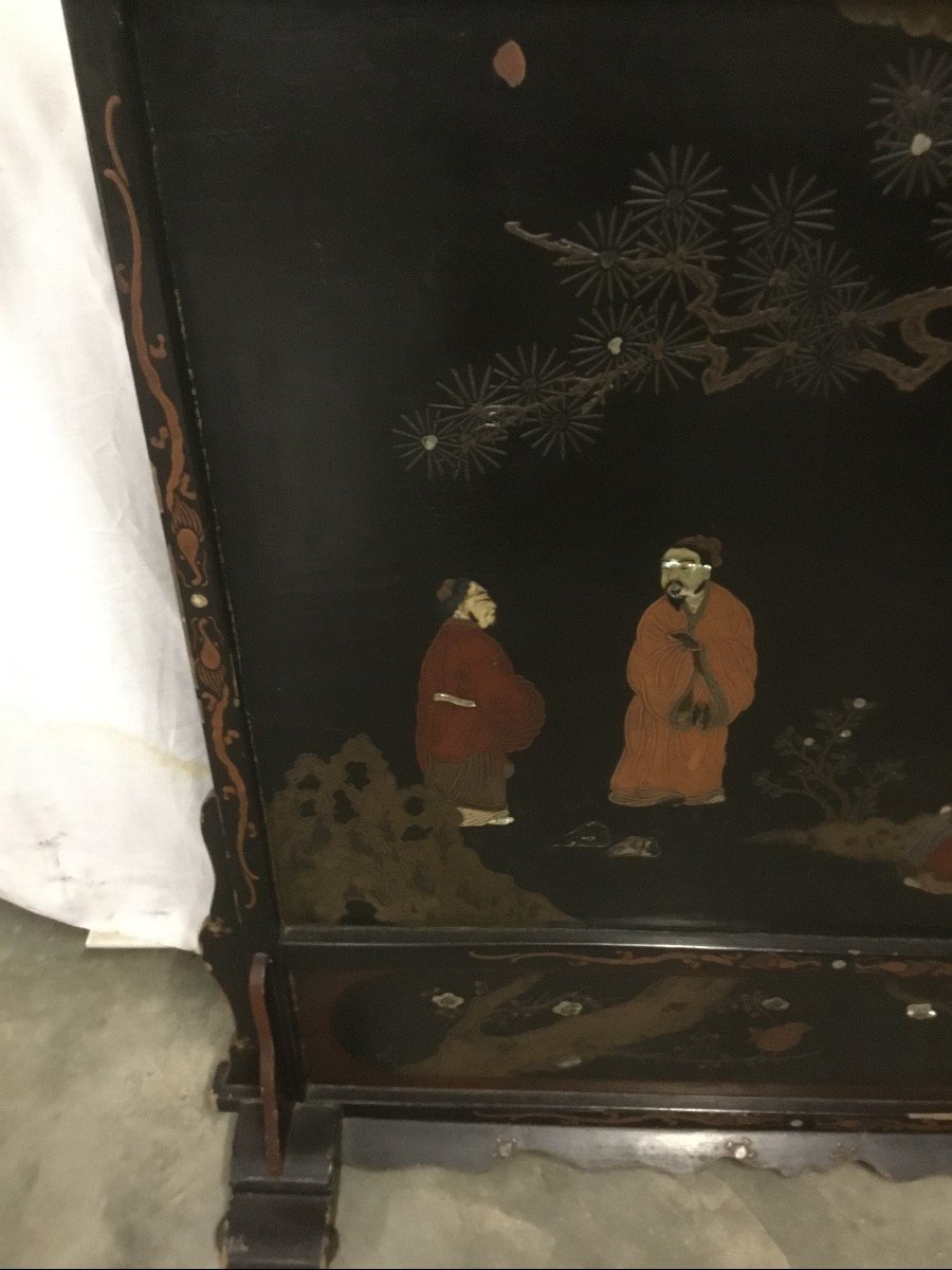 Chinese Lacquer Screen-photo-2