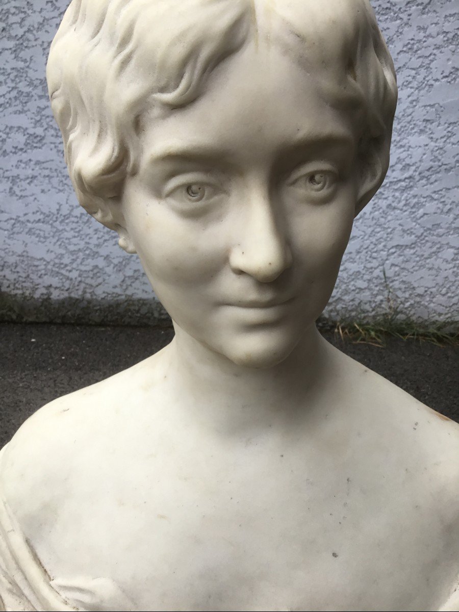 Marble Woman Bust-photo-3