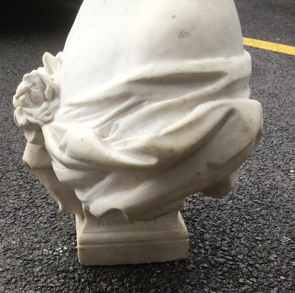 Marble Woman Bust-photo-2