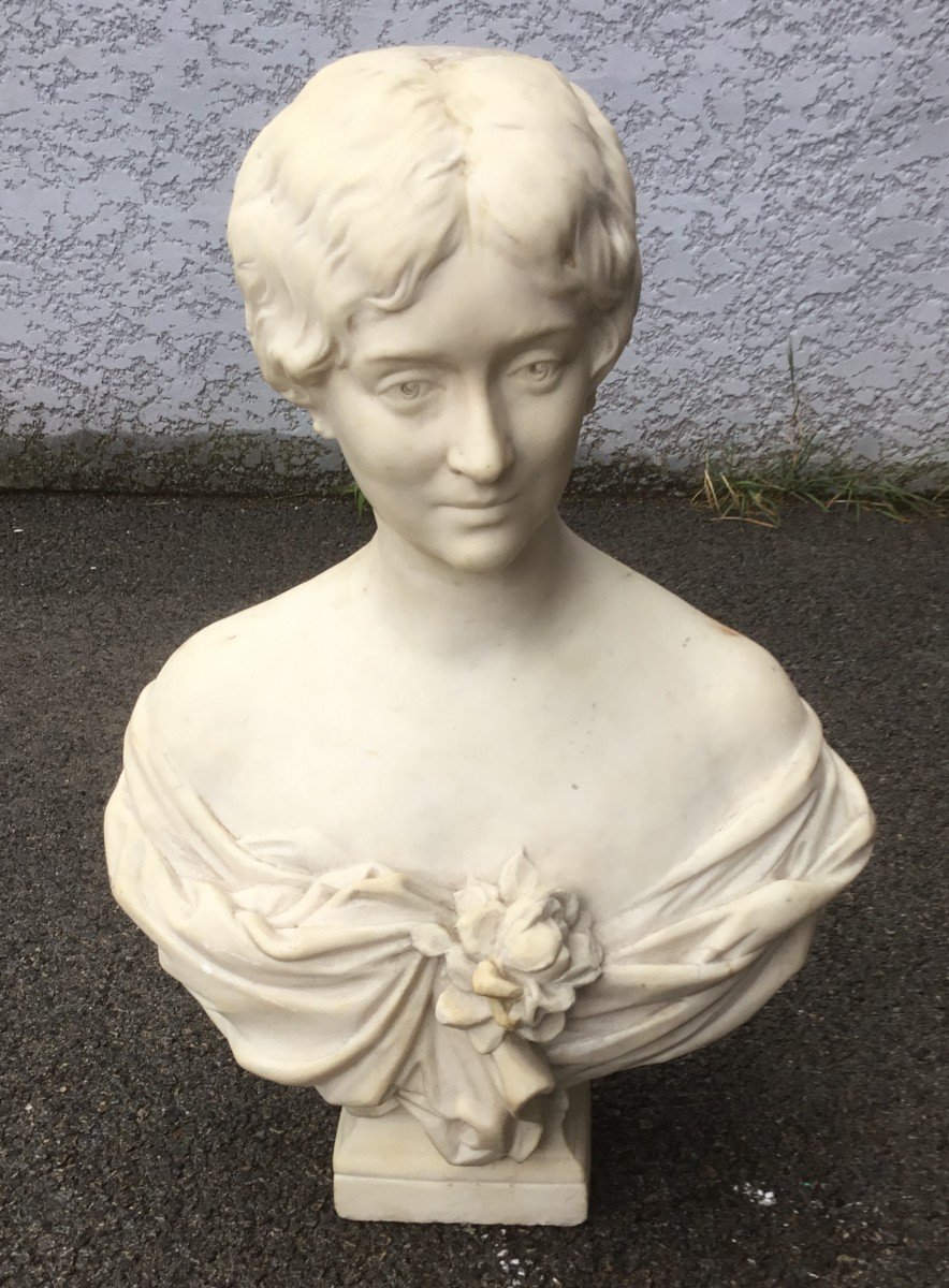 Marble Woman Bust