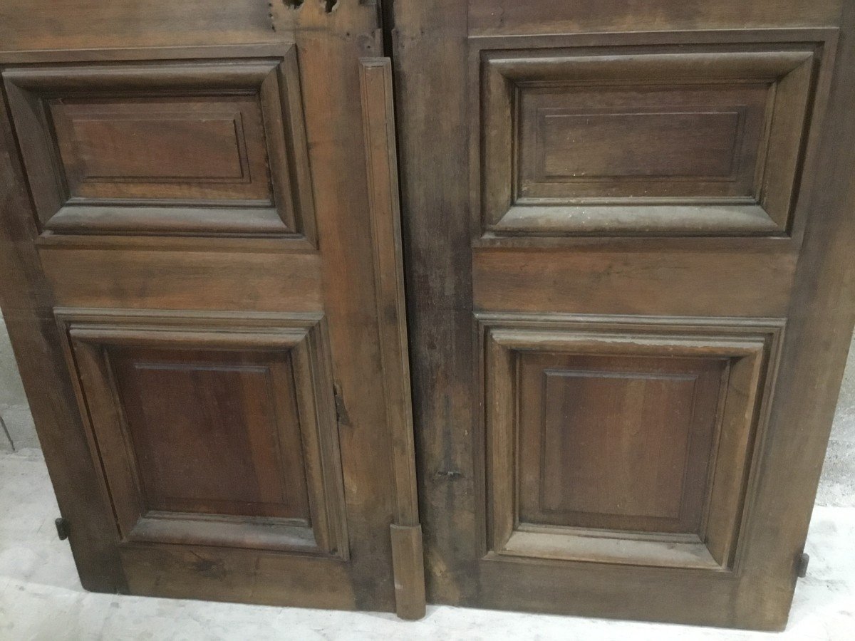 Pair Of Walnut Doors-photo-2