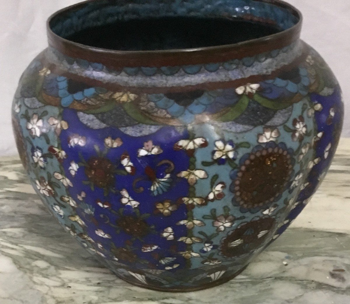 Vase En Cloisonné-photo-2