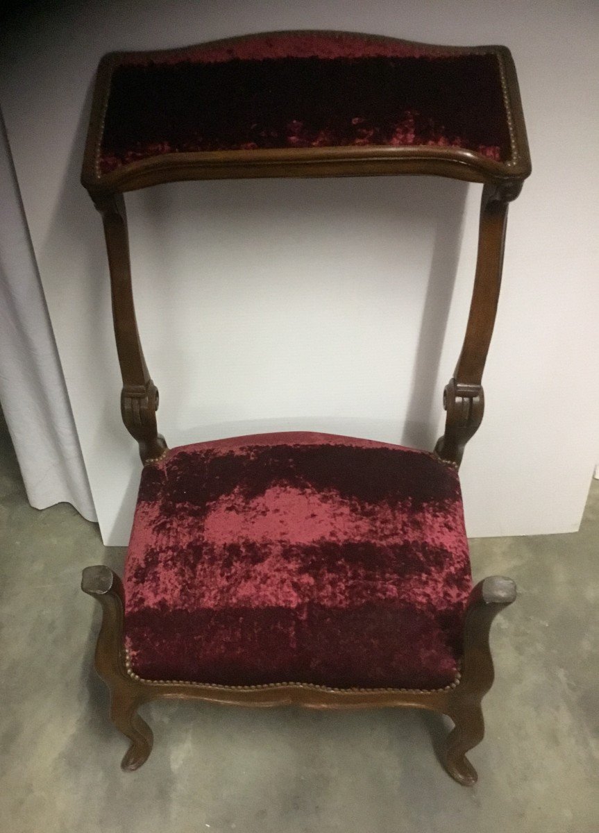 Prie Dieu Armchair XVIII Century-photo-2
