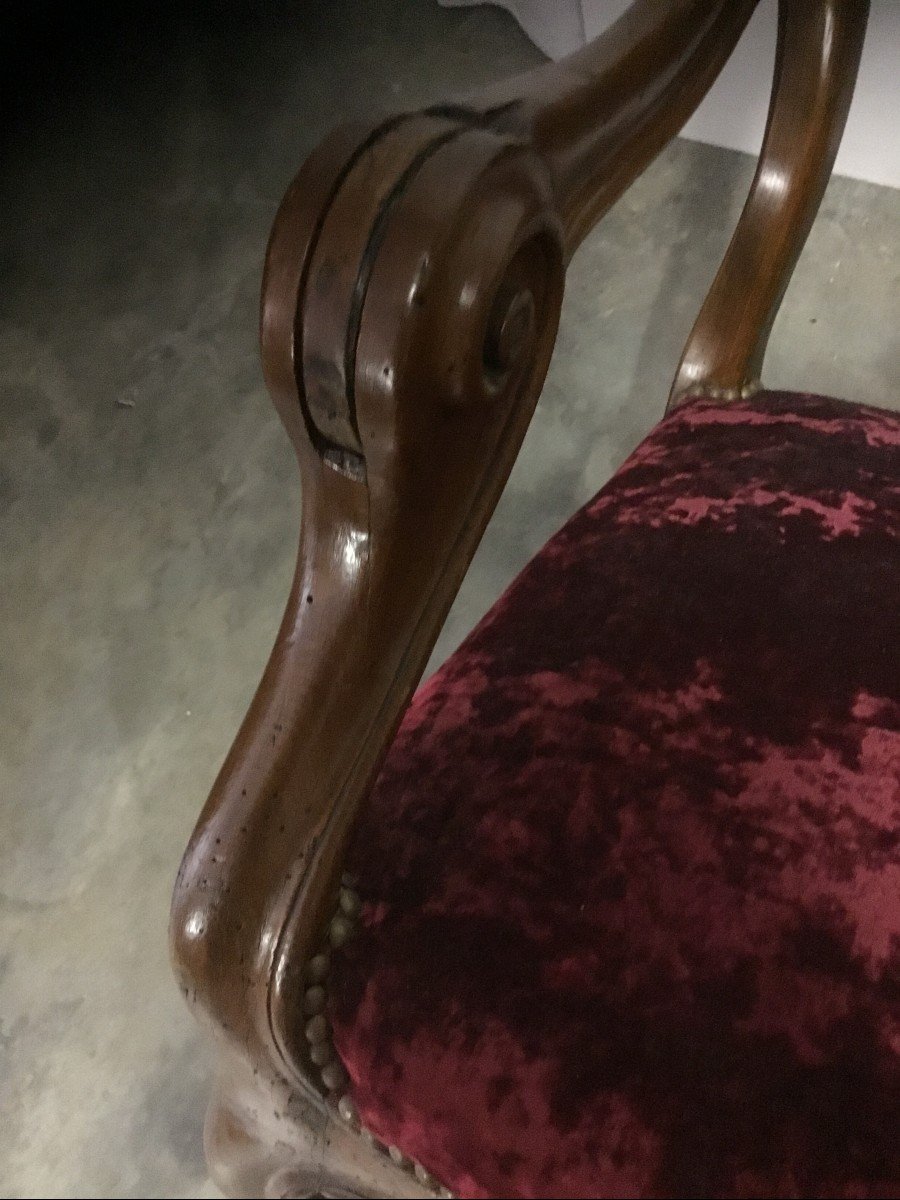Prie Dieu Armchair XVIII Century-photo-3