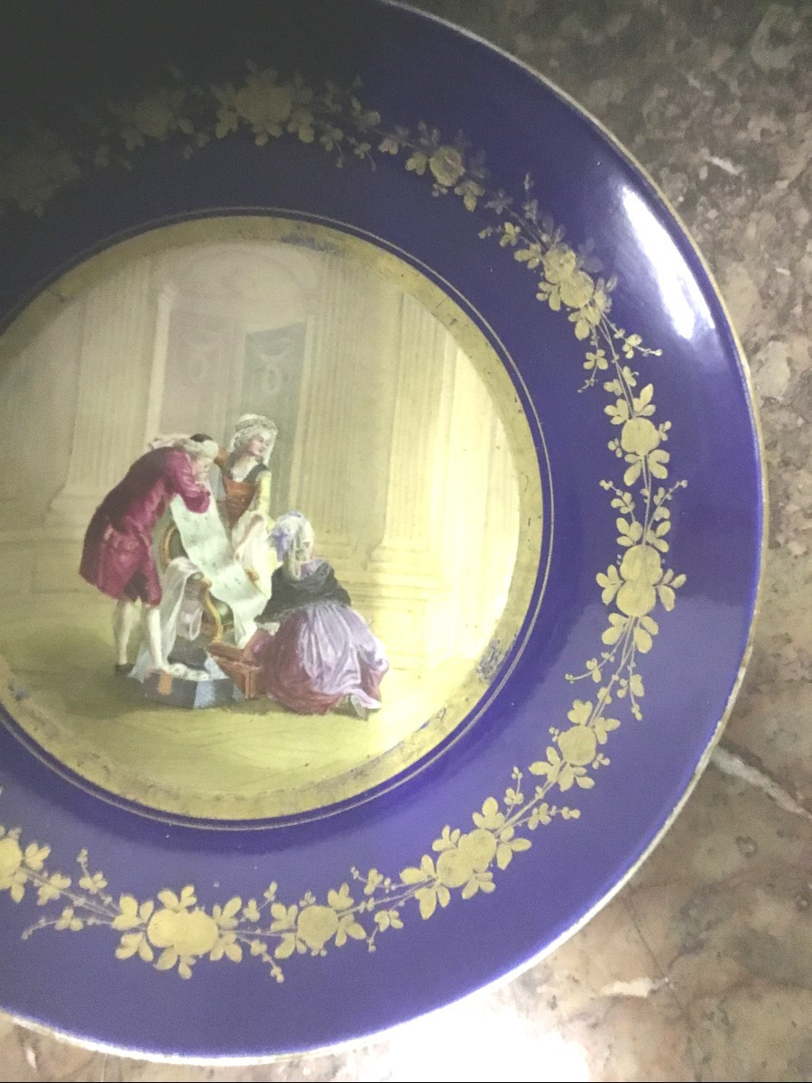 Assiette En Porcelaine De Sèvres-photo-4