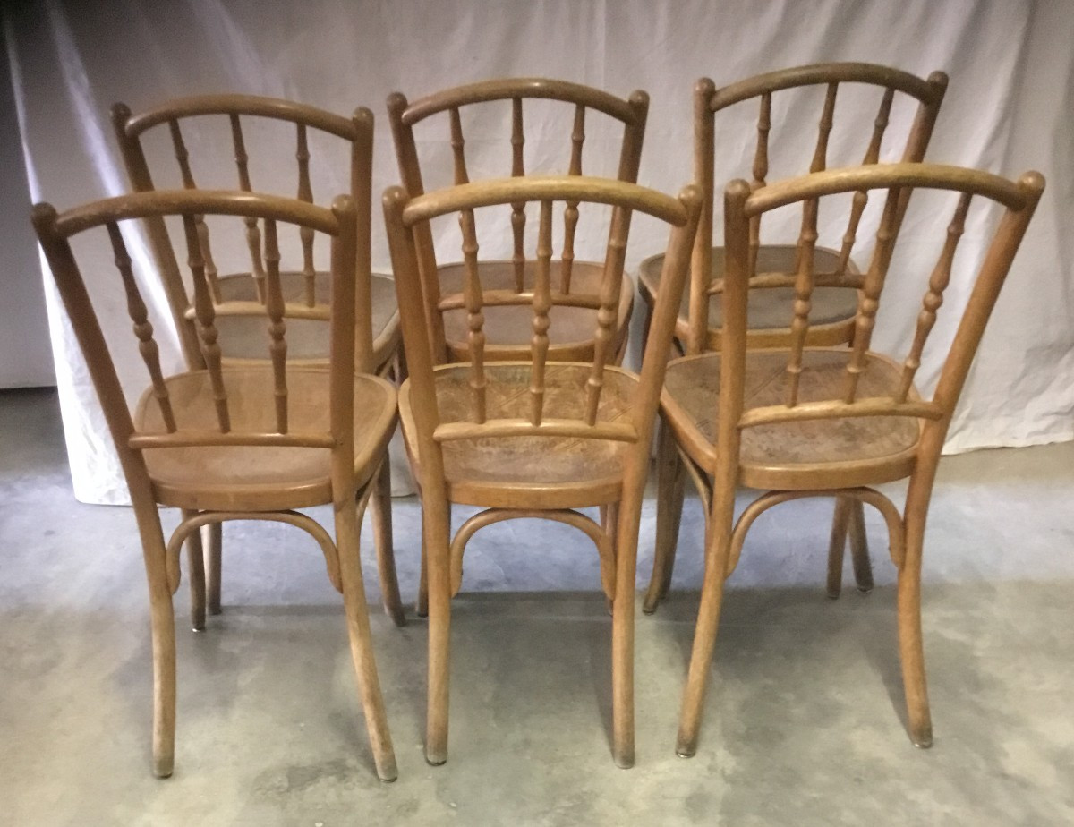 6 Kohn Bistro Chairs-photo-2