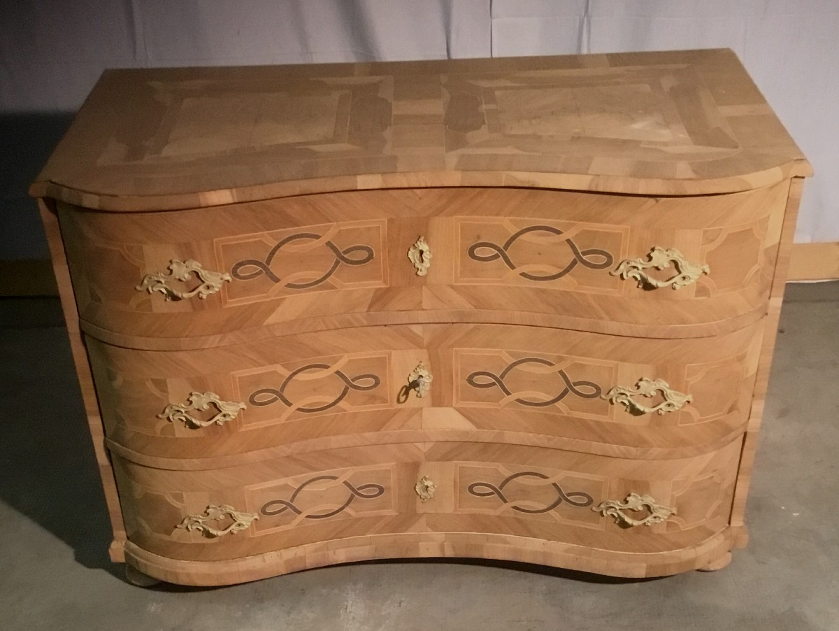 Commode Louis XIV Marquetée