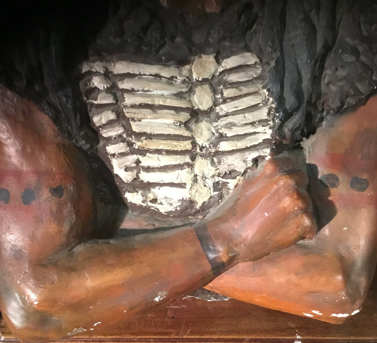 Plaster Bust Of An Indian-photo-2