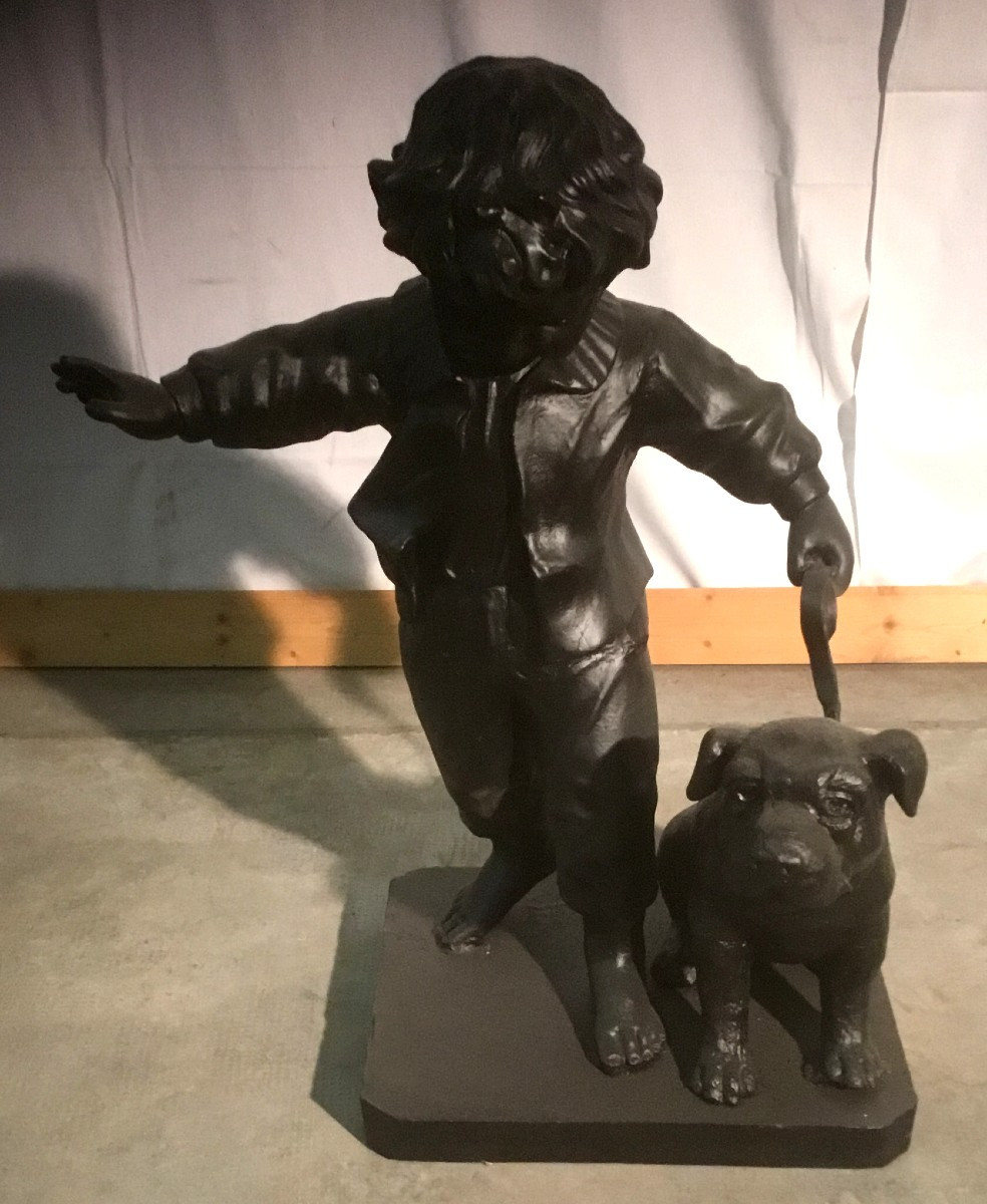 Statue En Fonte