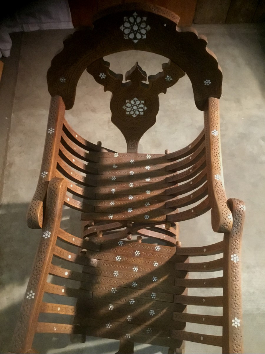 Pair Of Syrian Armchairs-photo-4