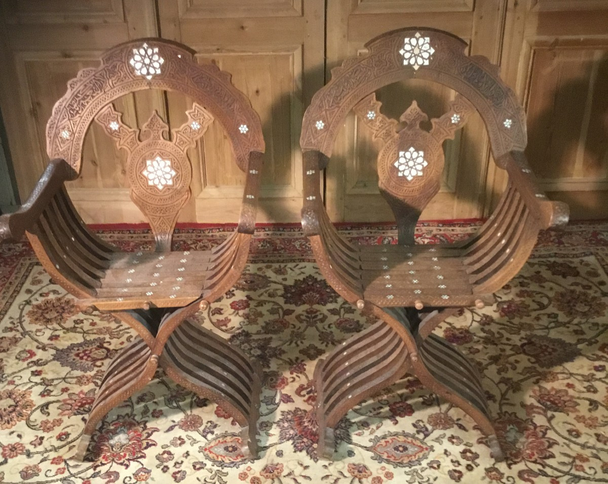 Pair Of Syrian Armchairs