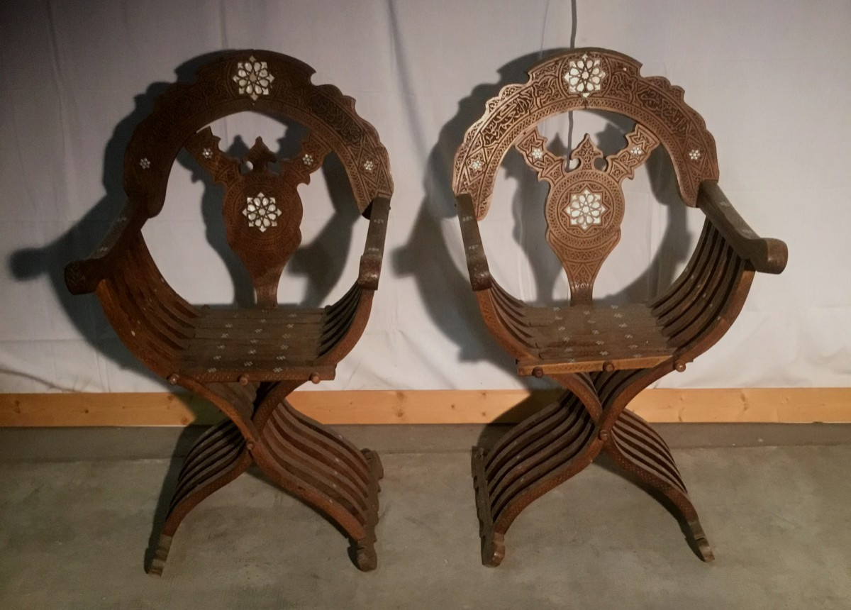 Pair Of Syrian Armchairs