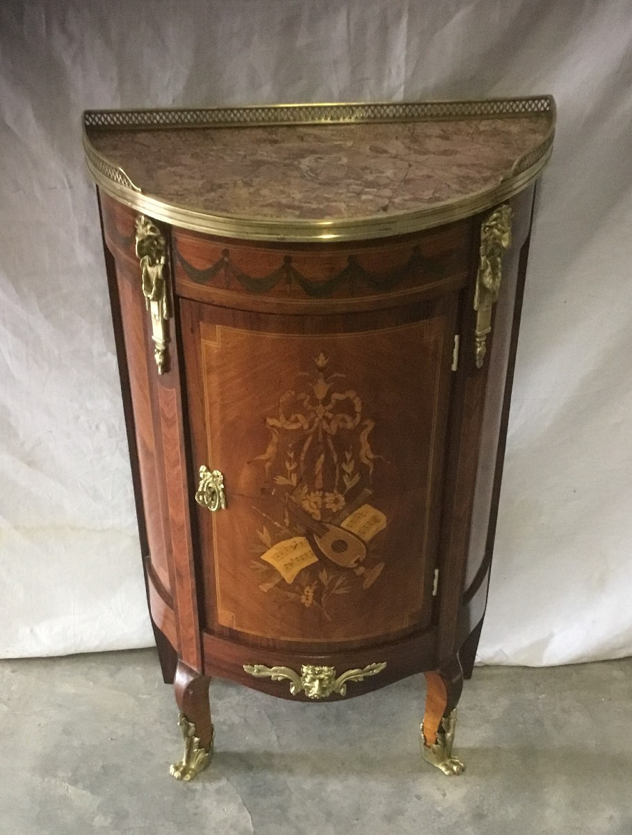 meuble demi lune Napoléon III