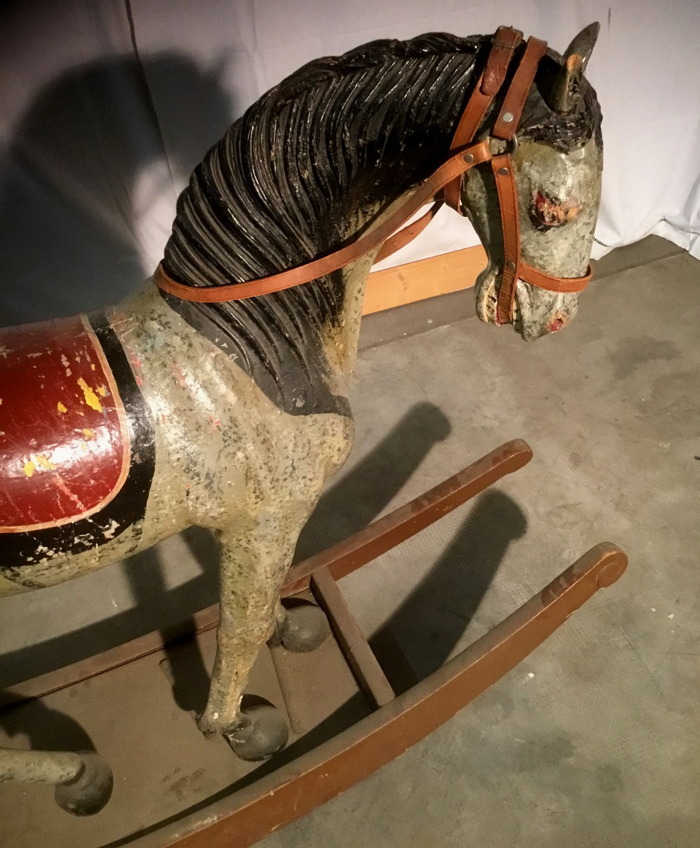 Painted Wooden Horse-photo-3