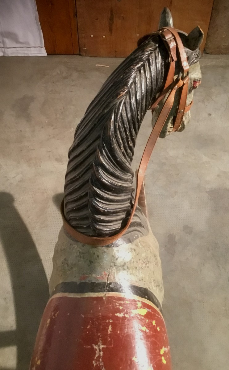 Painted Wooden Horse-photo-1