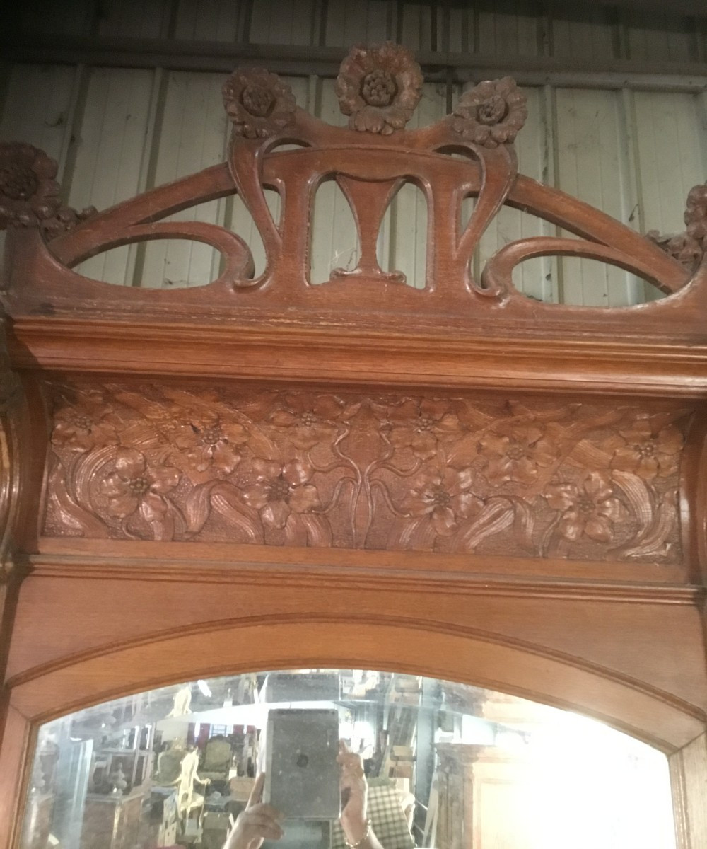 grand porte manteau art nouveau-photo-7