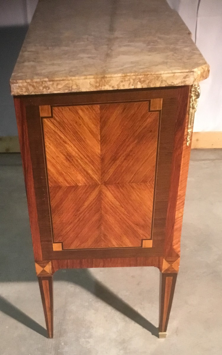 Louis XVI Style Chest Of Drawers-photo-1