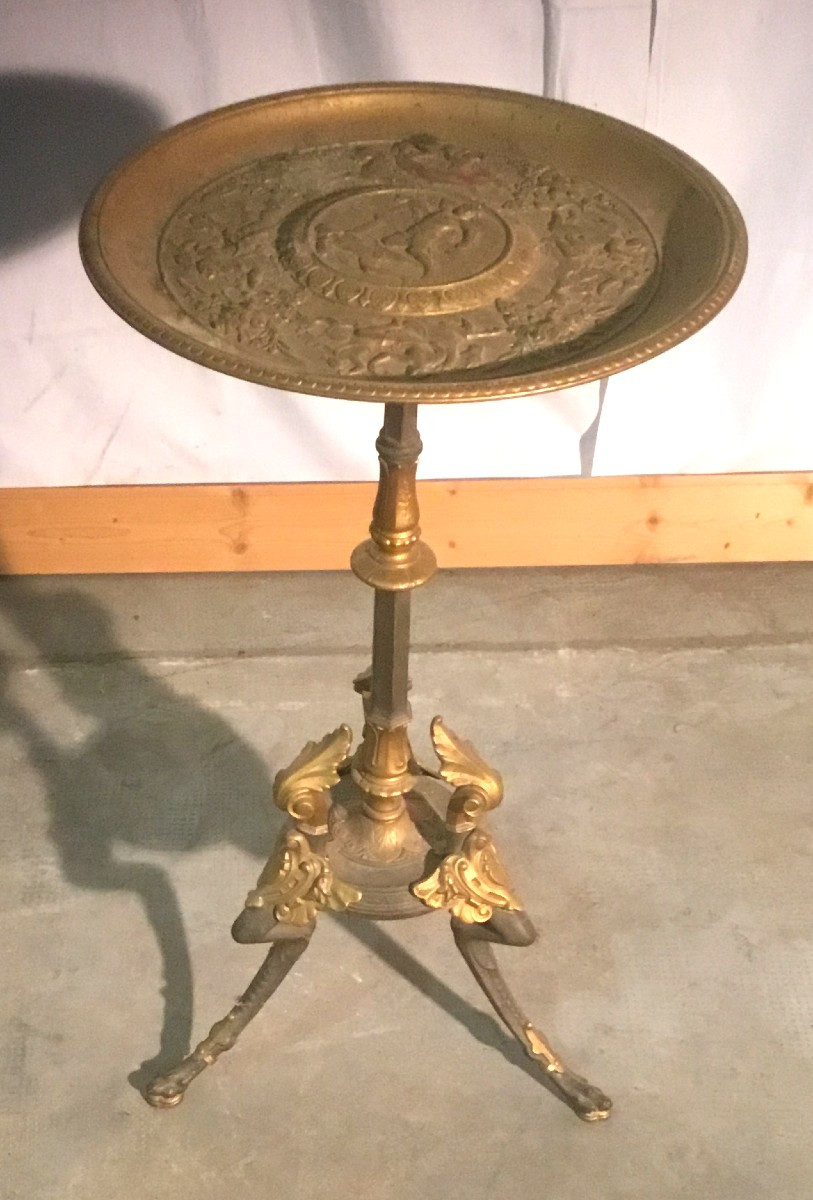 Cast Iron Pedestal Table