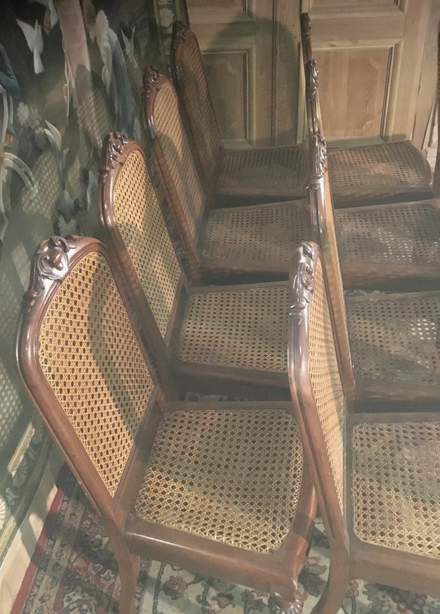 12 chaises Napoléon III-photo-4