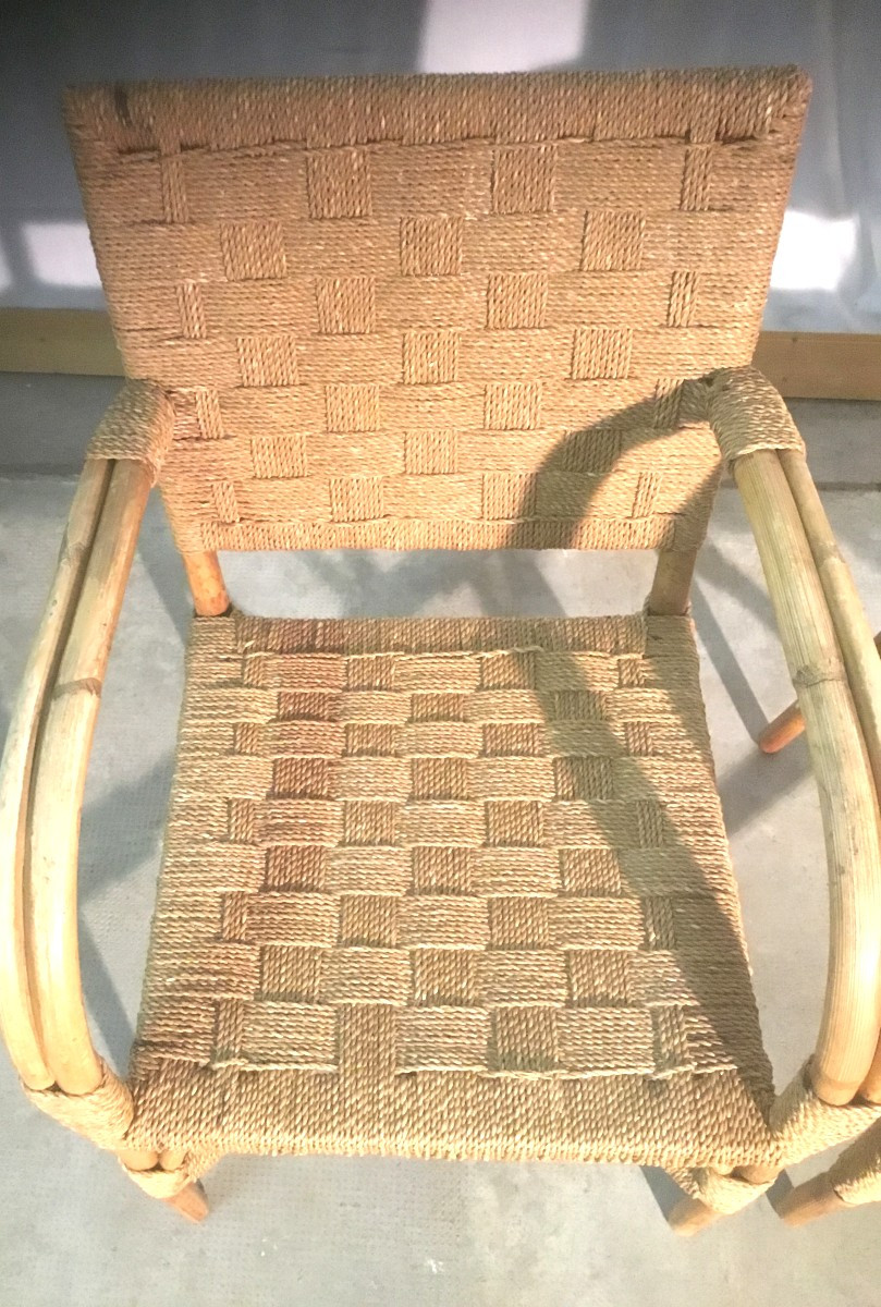 paire de fauteuil en cordes-photo-2