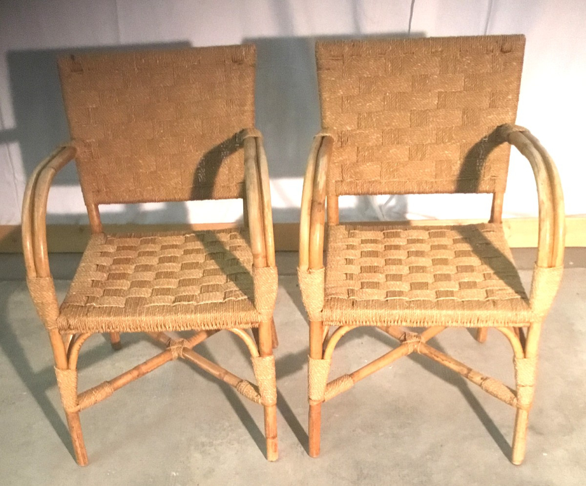 paire de fauteuil en cordes