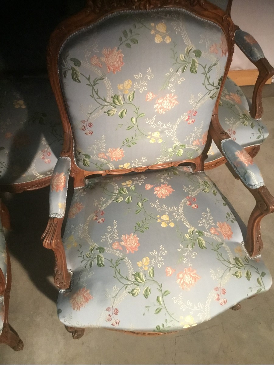 4 fauteuils en palissandre-photo-2