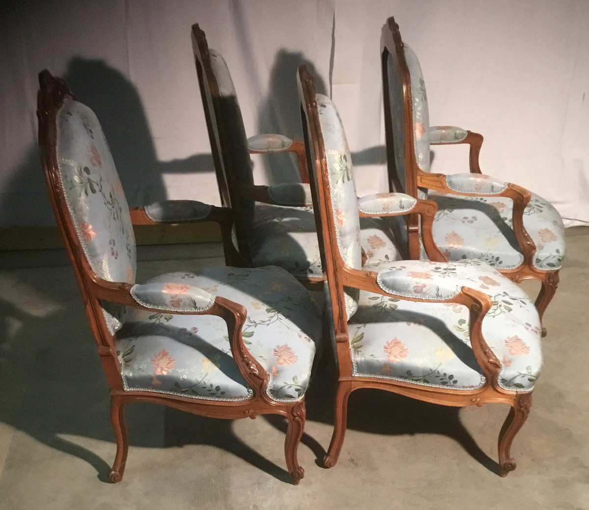 4 fauteuils en palissandre-photo-4