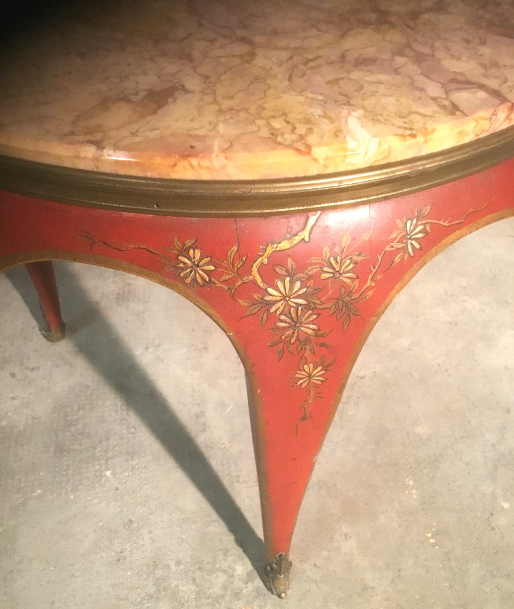 Chinese Lacquer Coffee Table-photo-4
