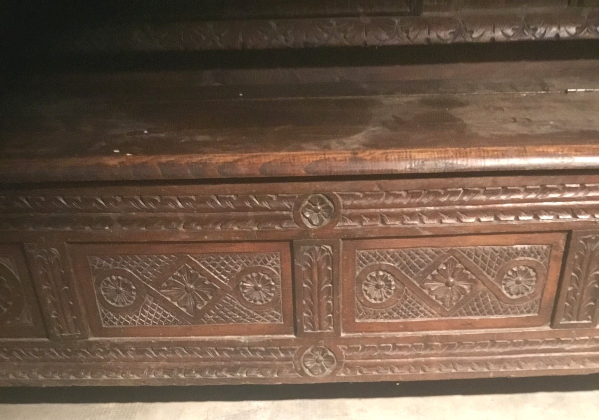 Carved Chest Bench-photo-2
