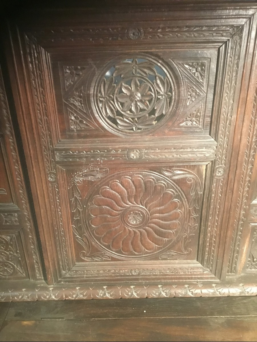 Carved Chest Bench-photo-4