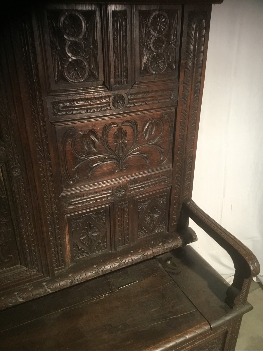Carved Chest Bench-photo-1