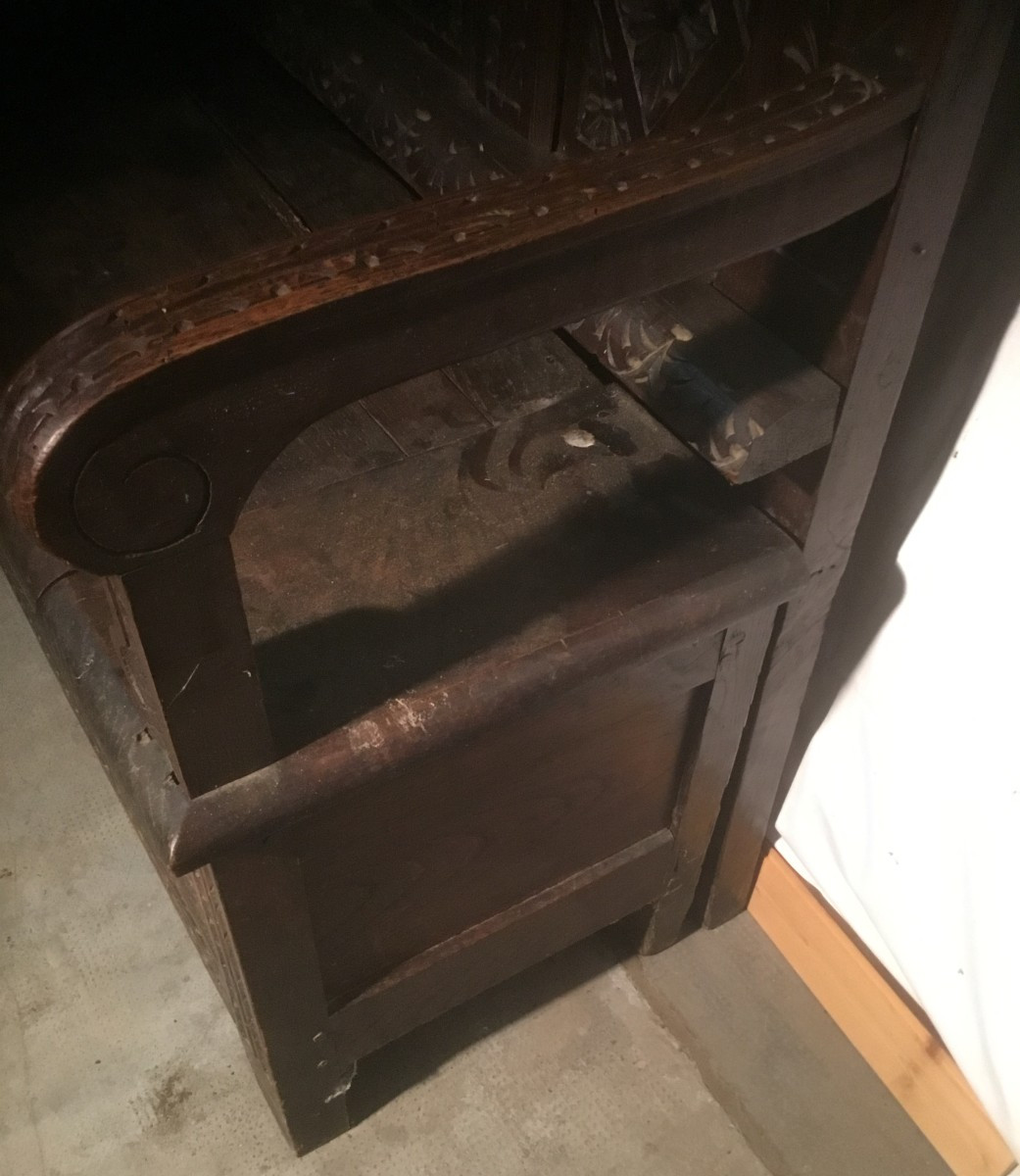 Carved Chest Bench-photo-4