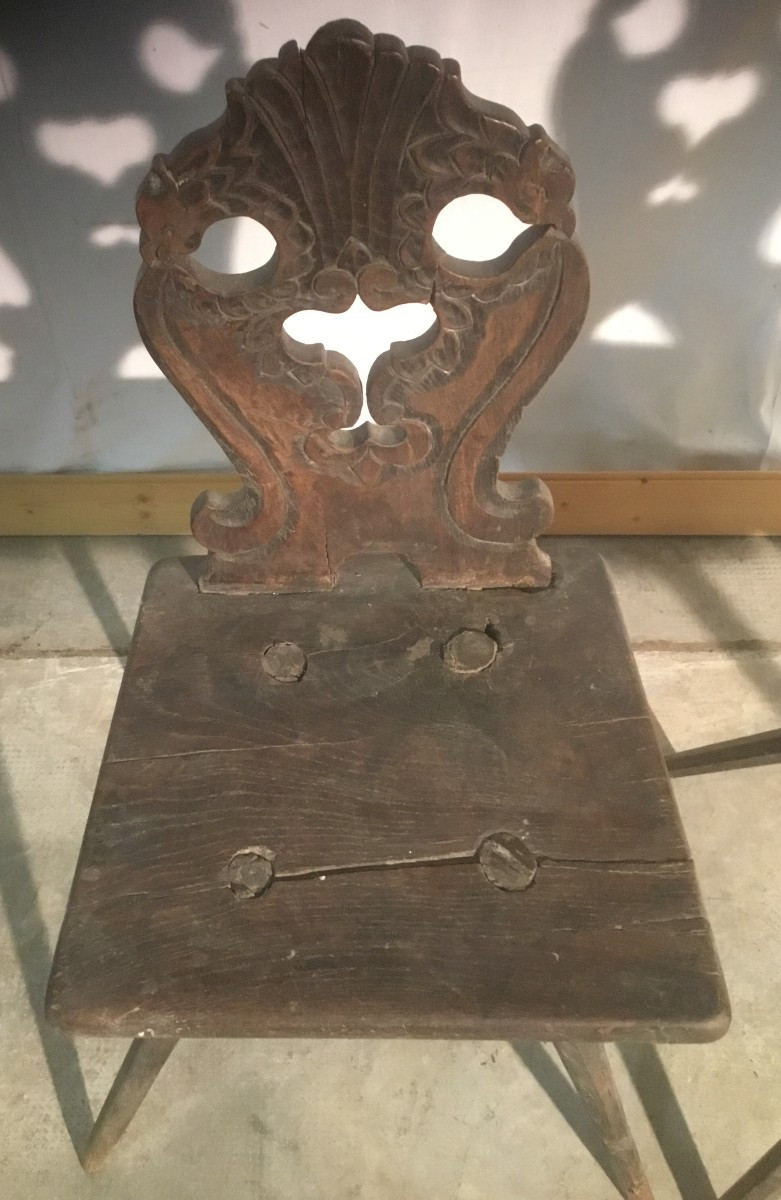 Pair Of 18th Century Stools-photo-2