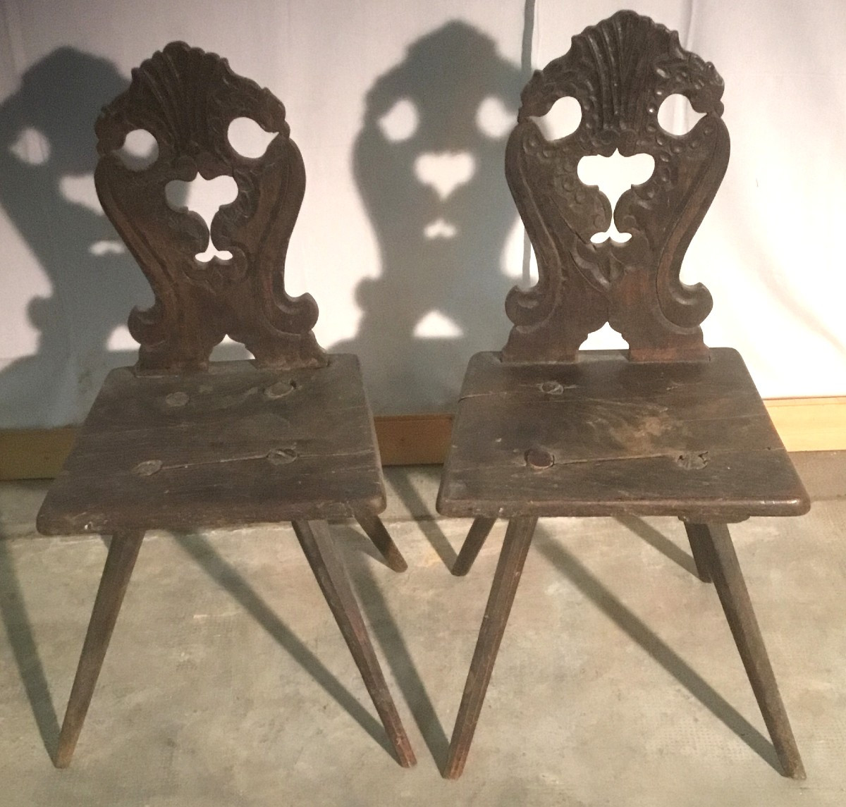 Pair Of 18th Century Stools