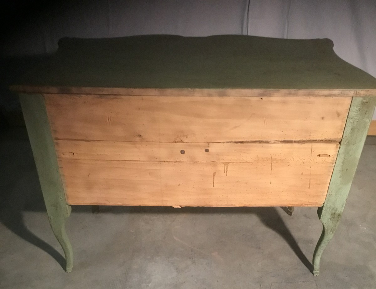 commode XVIII me en sapin-photo-3