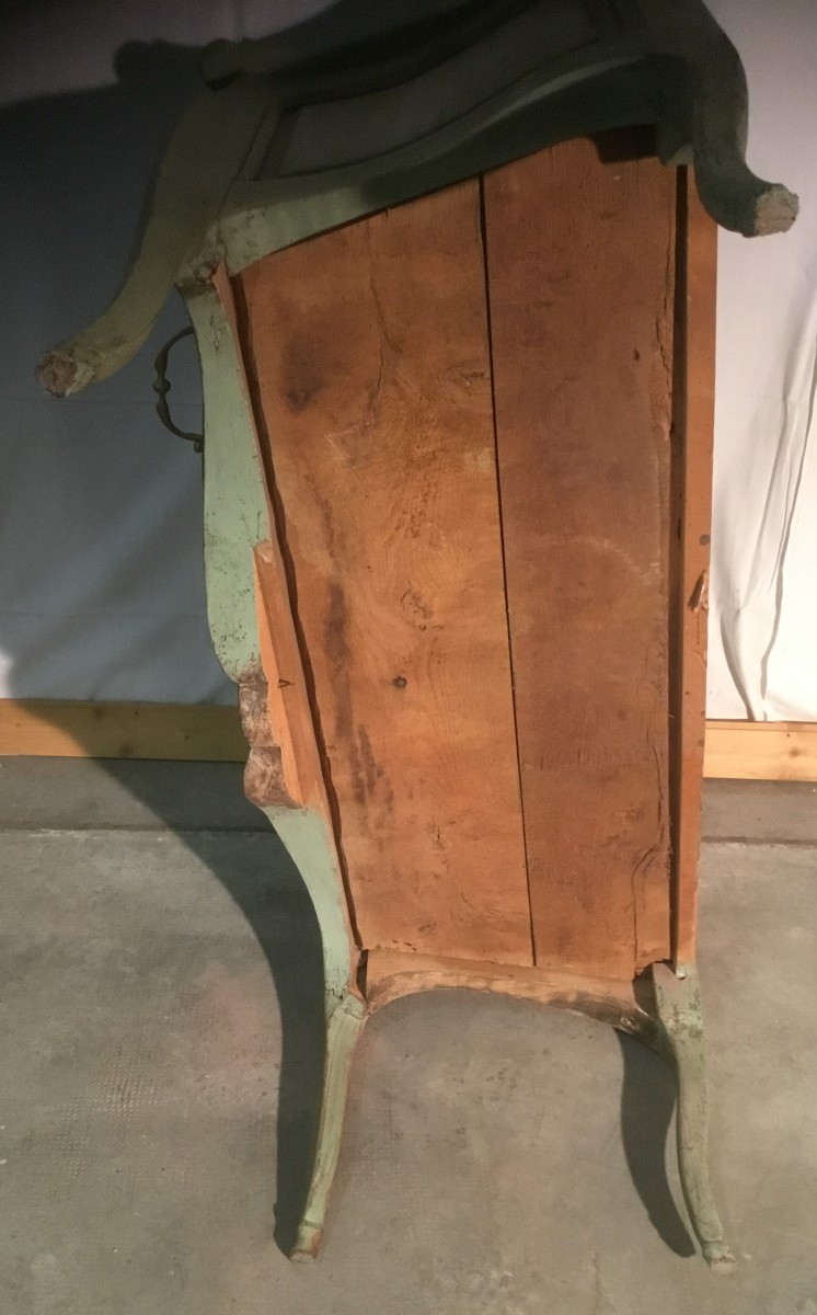 commode XVIII me en sapin-photo-5