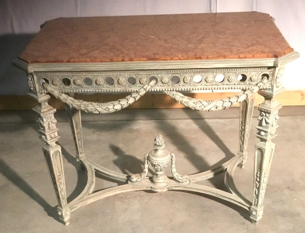 table de milieu laquée