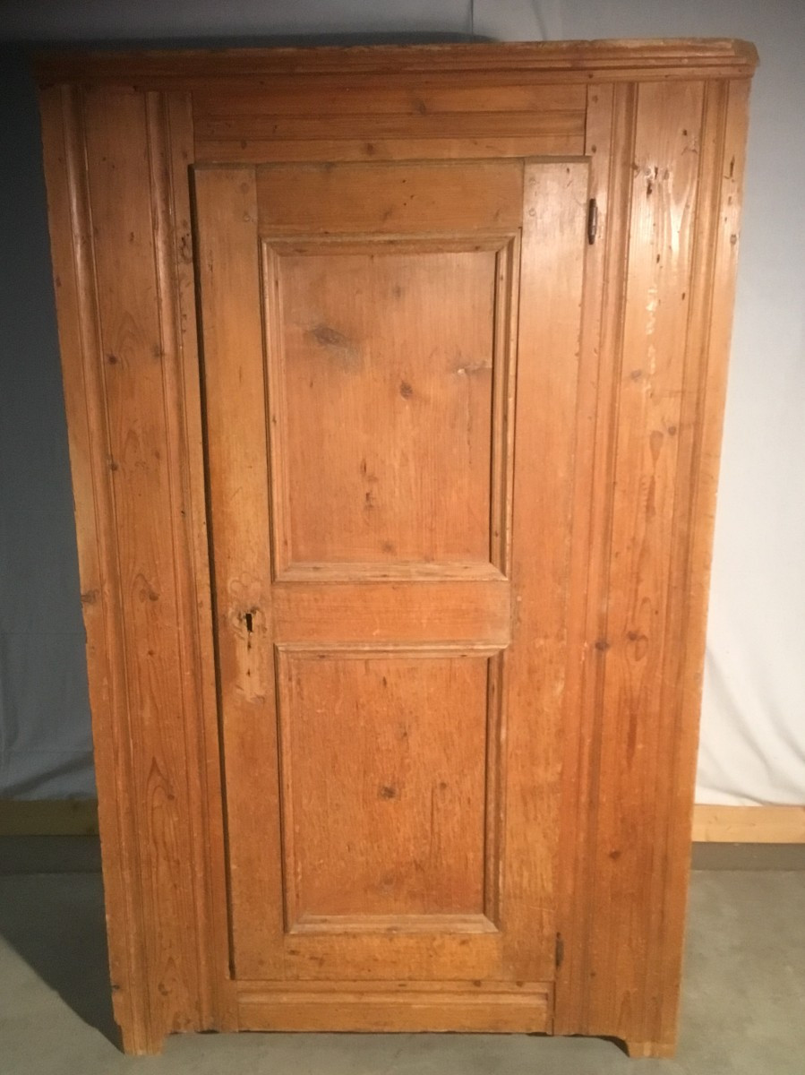 17th Century Fir Wardrobe