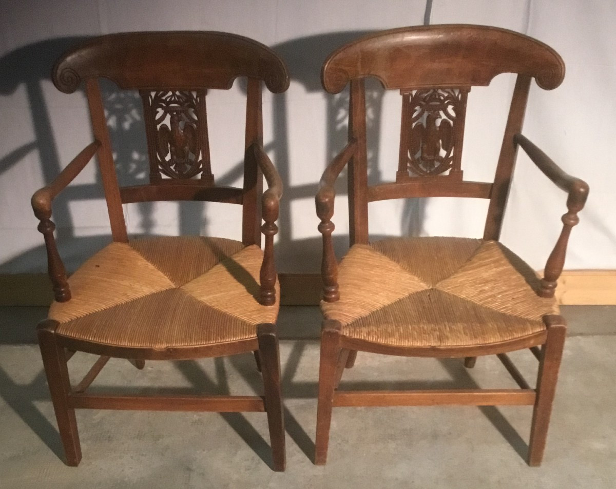 paire de fauteuil directoire
