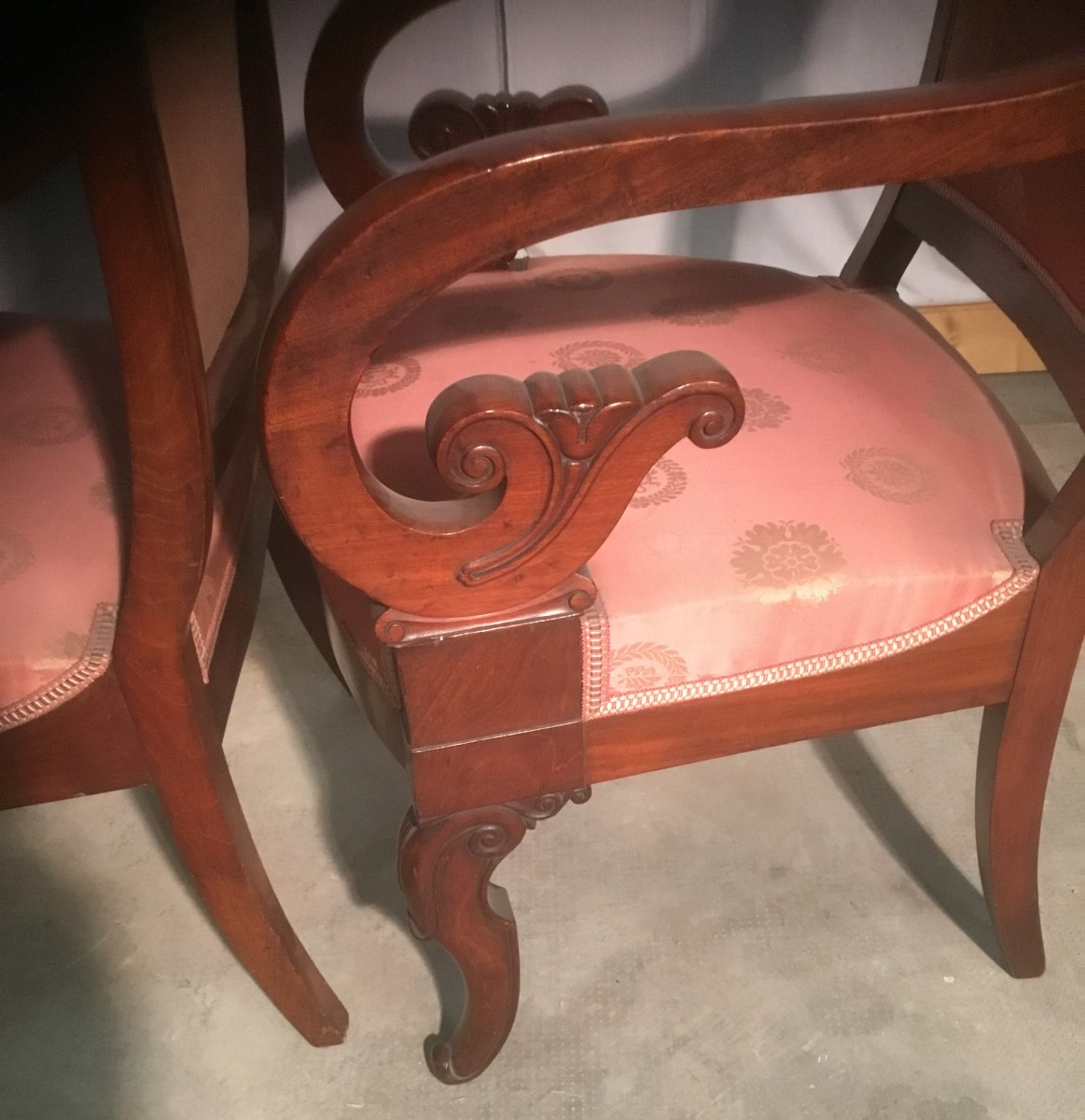 Pair Of Empire Armchairs-photo-4