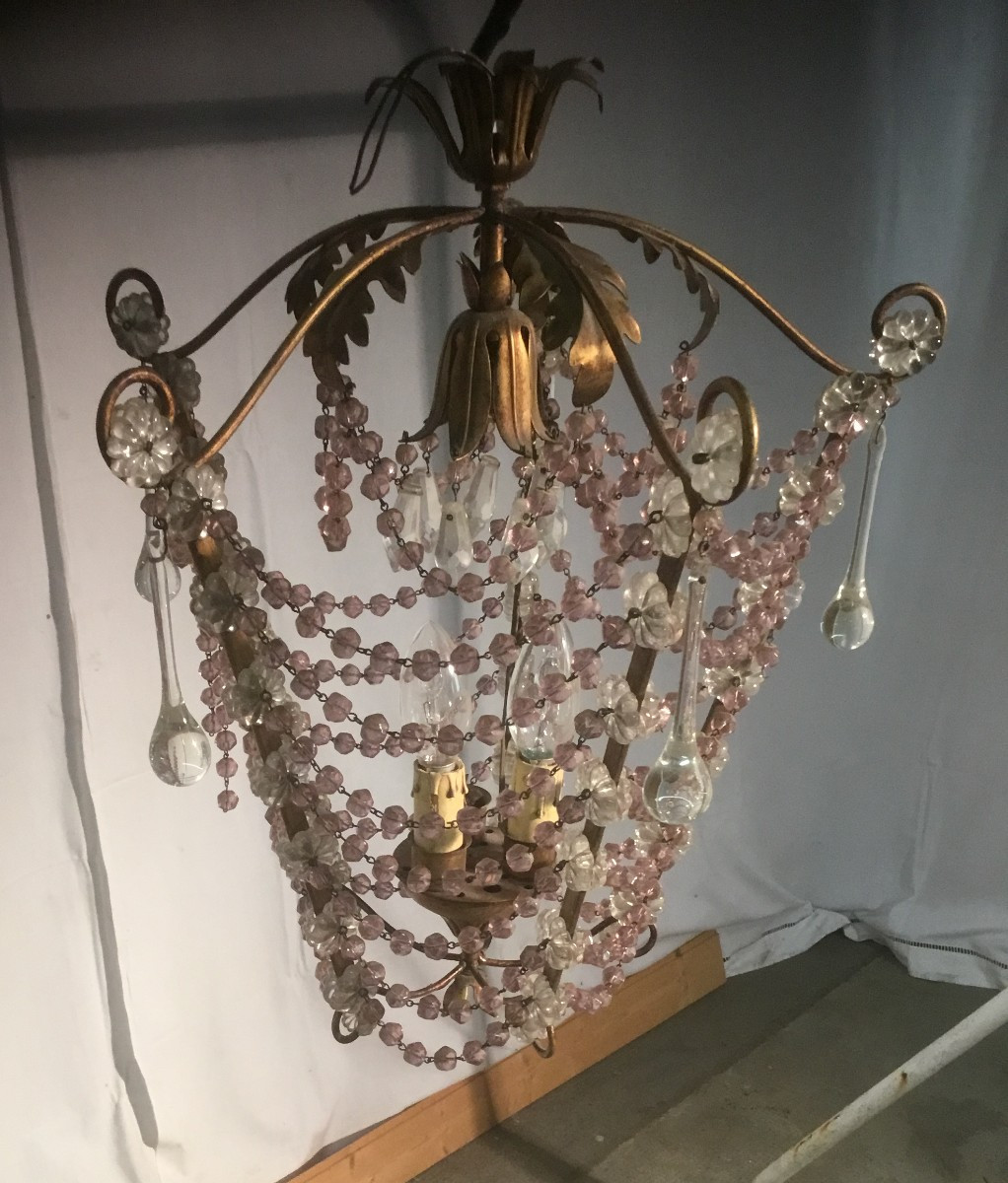 petit lustre à pampilles-photo-2