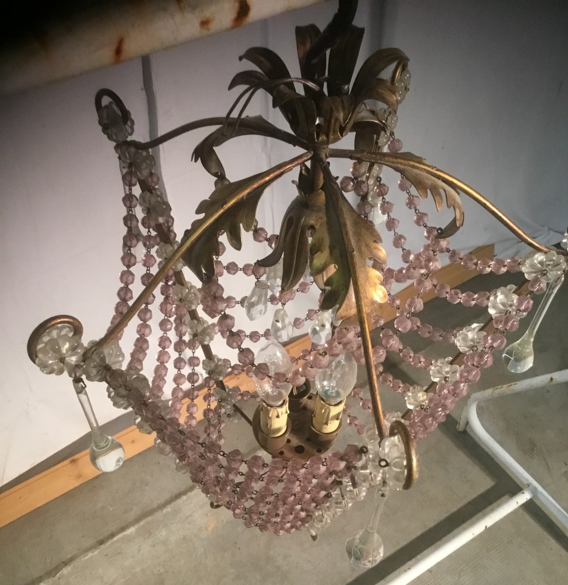 petit lustre à pampilles-photo-2