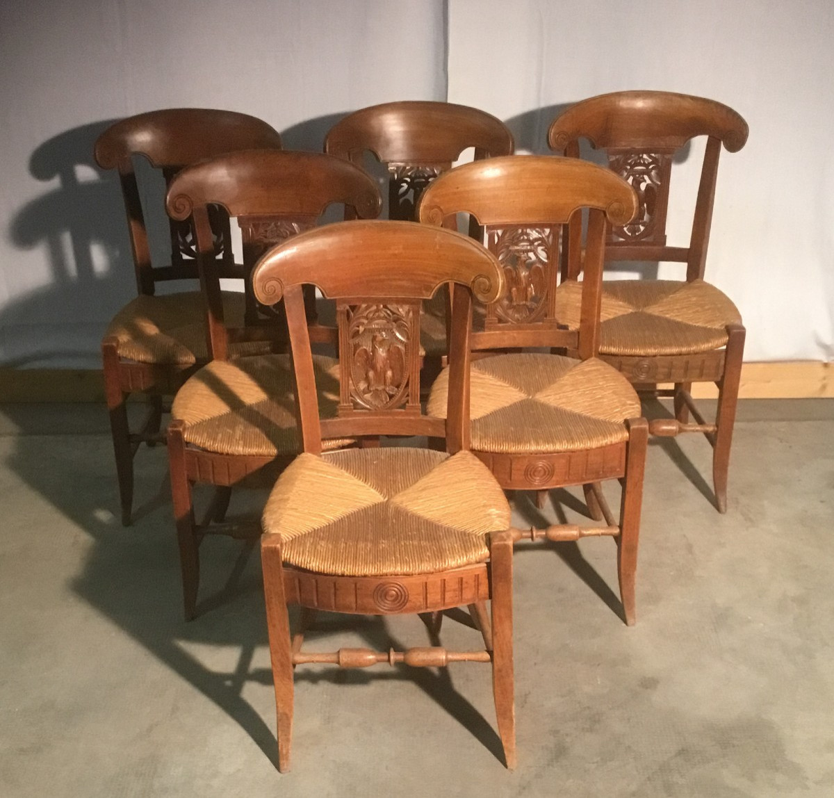 6 Directoire Chairs