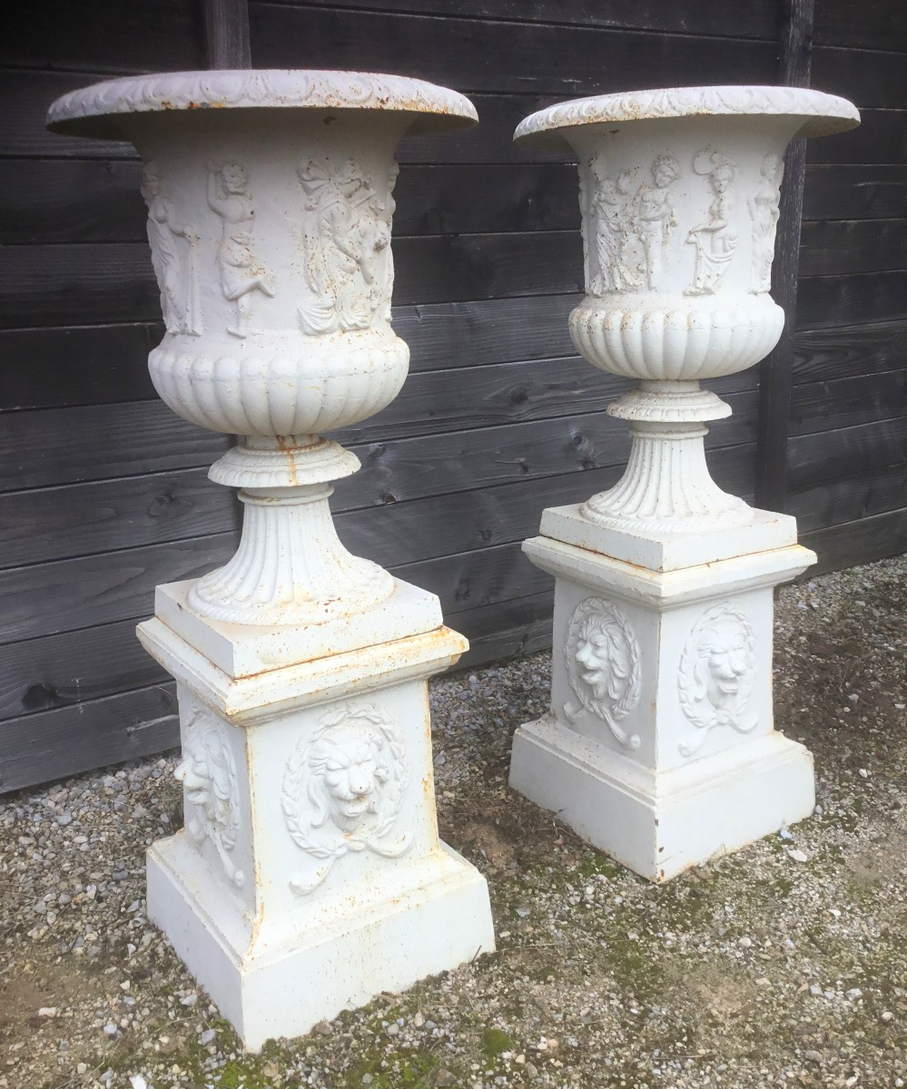 paire de vasque en fonte