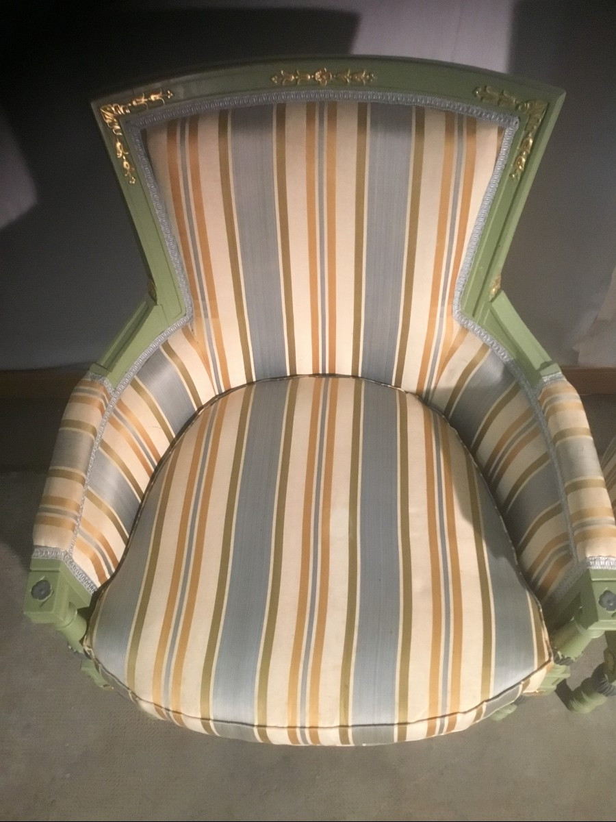 Pair Of Empire Style Armchairs-photo-3