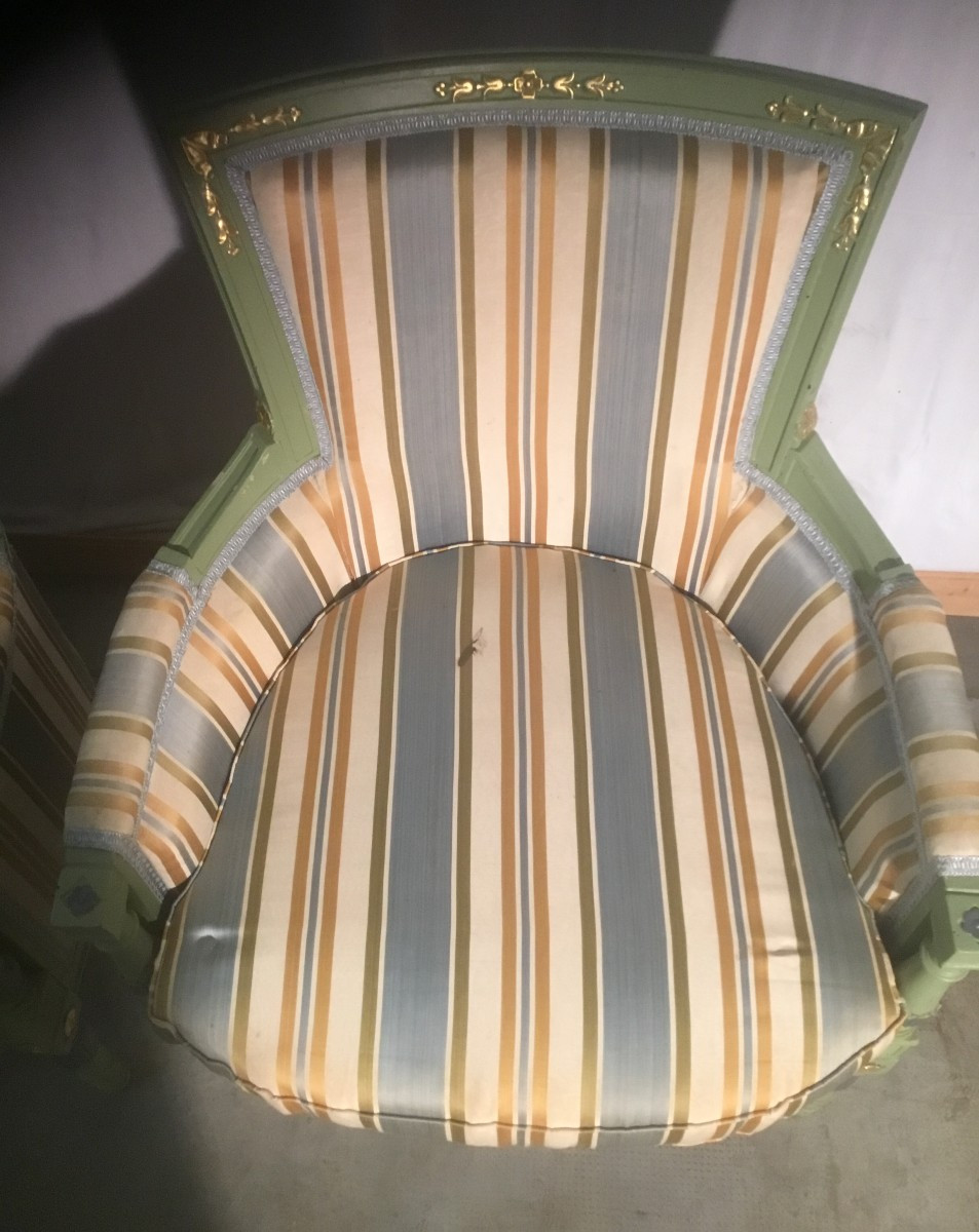 Pair Of Empire Style Armchairs-photo-4