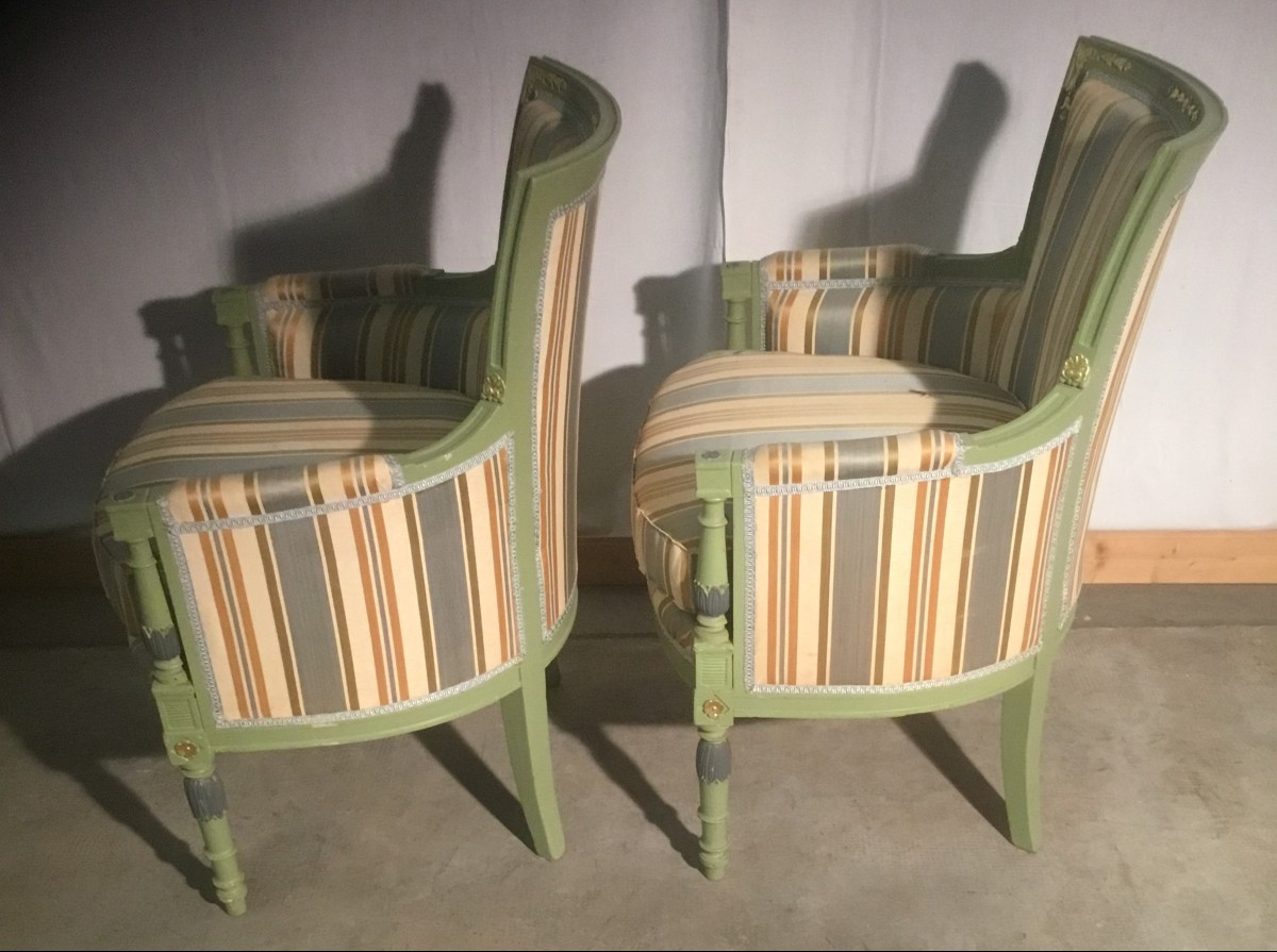 Pair Of Empire Style Armchairs-photo-1