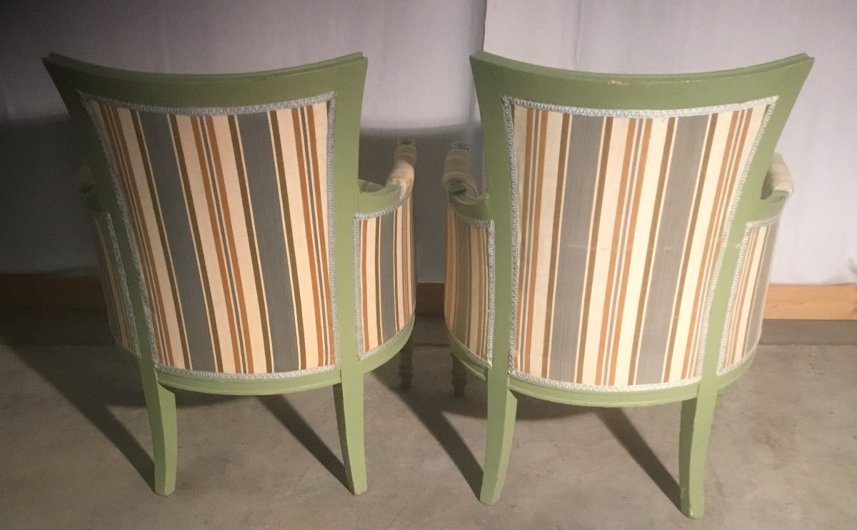 Pair Of Empire Style Armchairs-photo-2