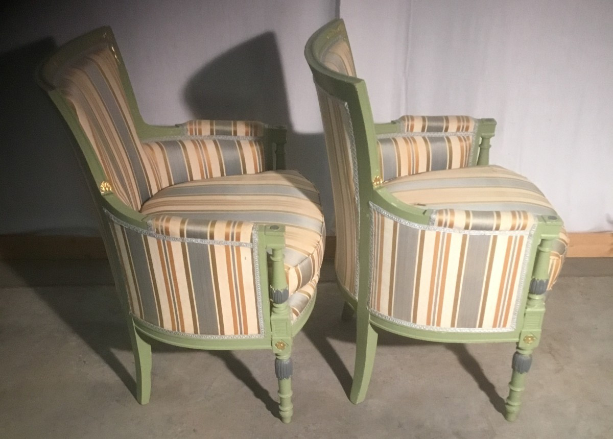 Pair Of Empire Style Armchairs-photo-3