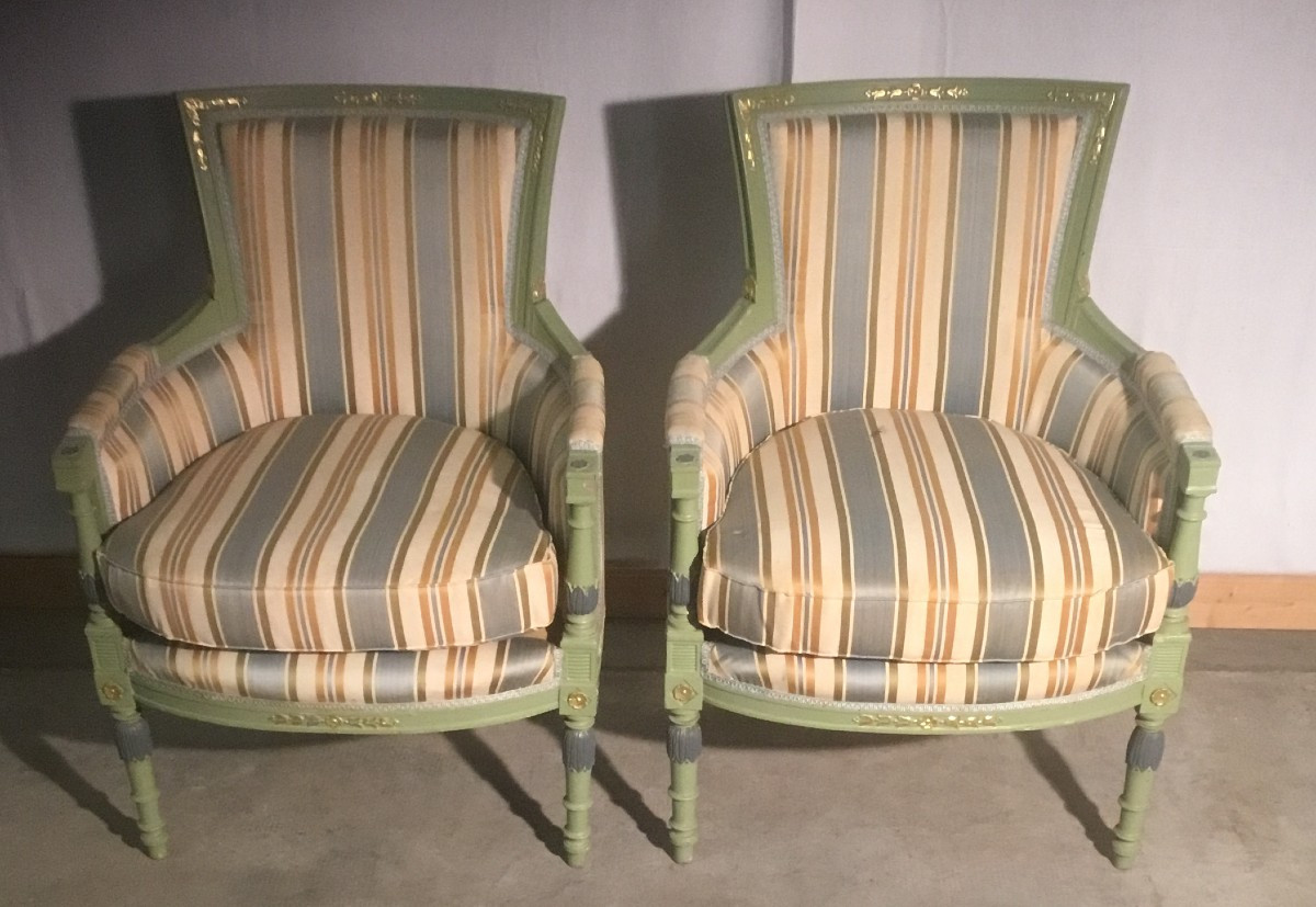 Pair Of Empire Style Armchairs